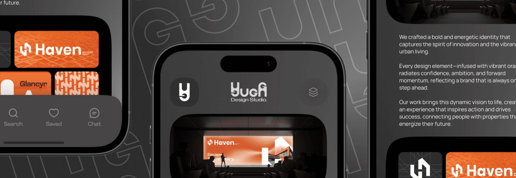 Yuga Design Studio branding and design — hero showcase by Yuga Design Studio