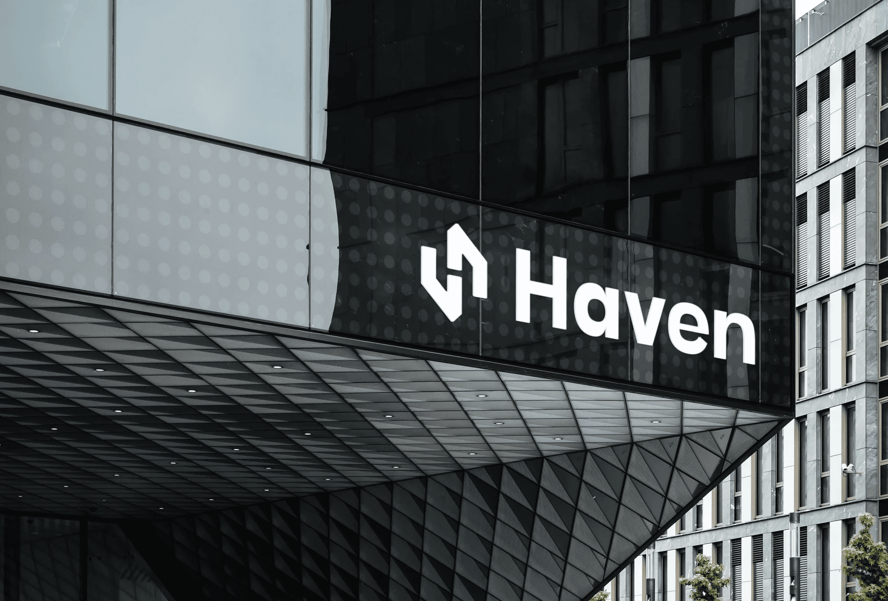 Haven brand identity detail — real estate brand identity by Yuga Design Studio