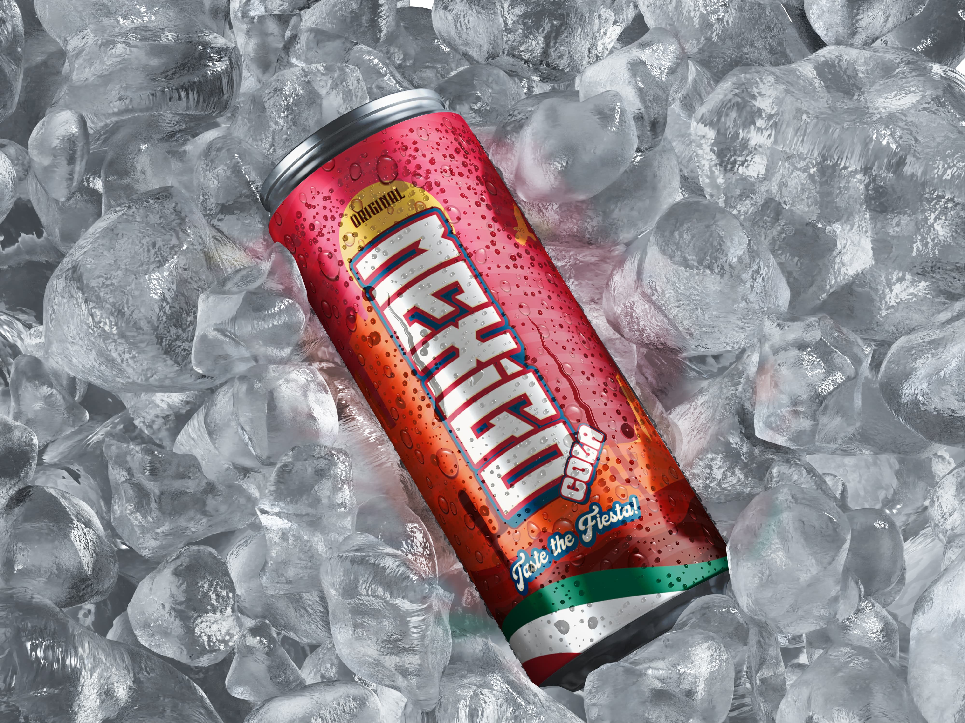 Mexigo Soda — beverage packaging & branding hero showcase by Yuga Design Studio