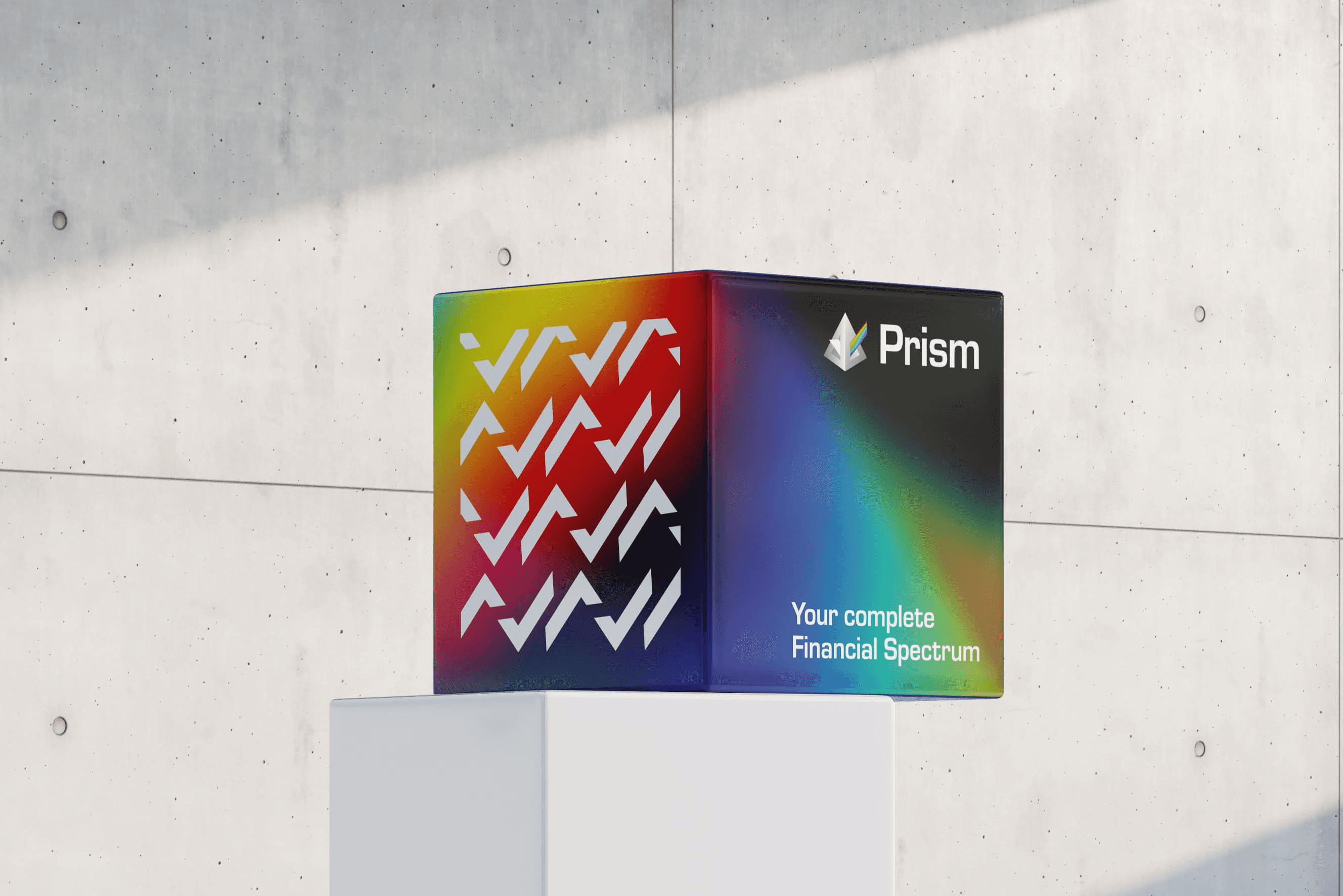 Prism design system detail — catering & events branding by Yuga Design Studio
