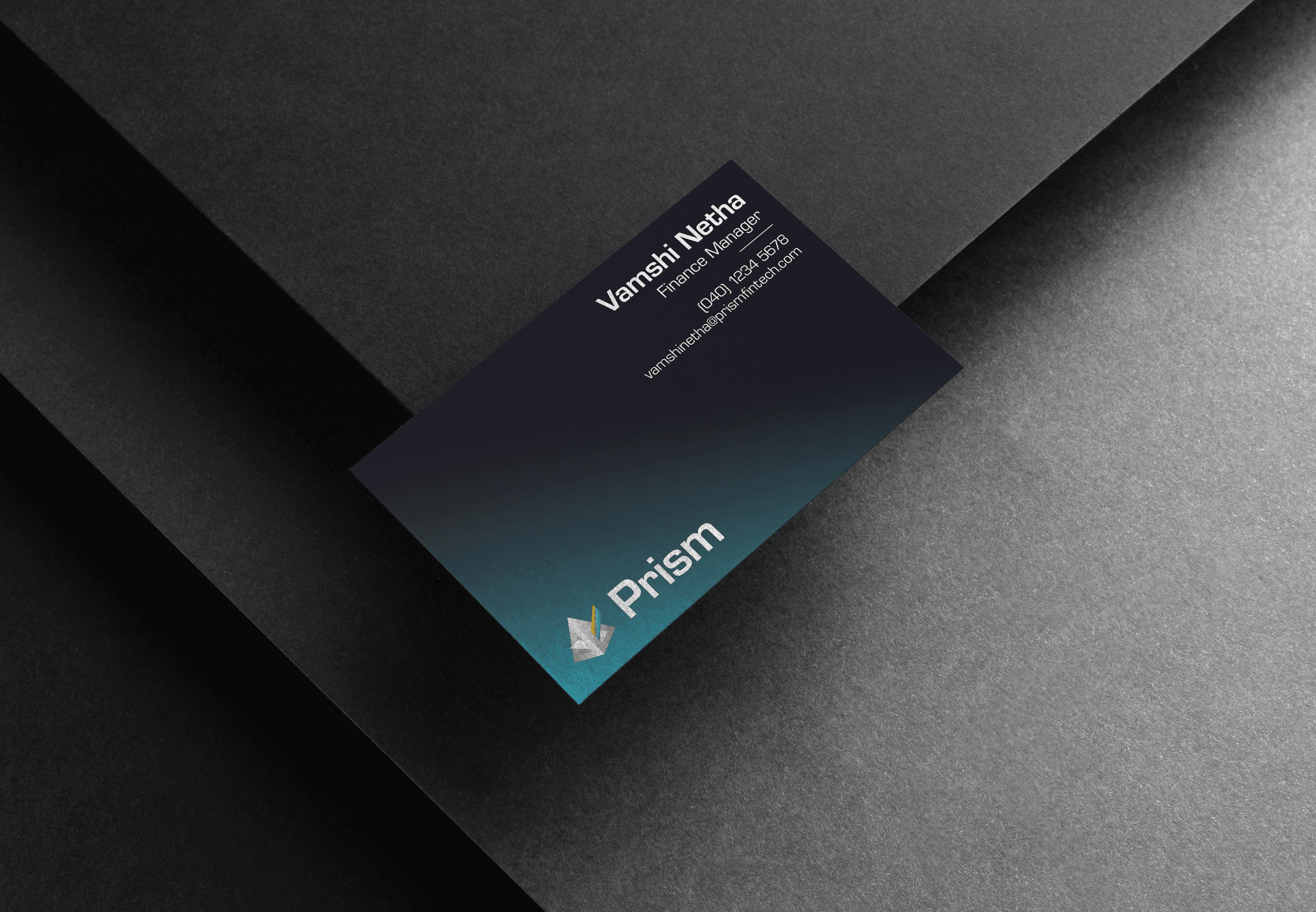 Prism packaging & typography detail — catering & events branding by Yuga Design Studio